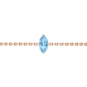 Bracelet aigue-marine Lune de Miel - 2
