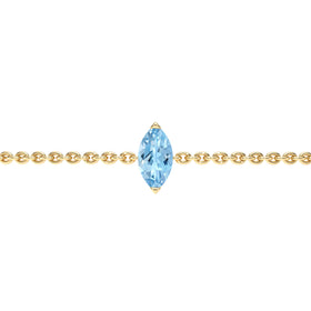 Bracelet aigue-marine Lune de Miel - 2