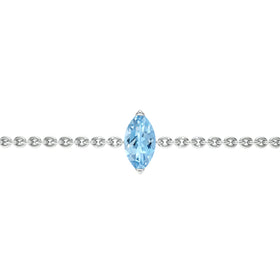 Bracelet aigue-marine Lune de Miel - 2