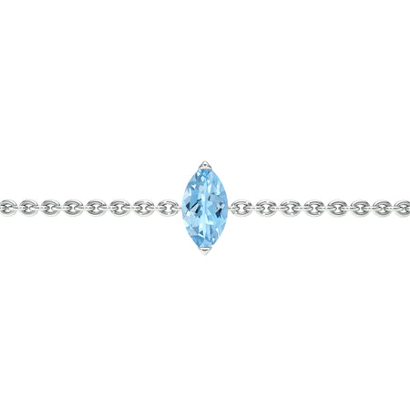 Bracelet aigue-marine Lune de Miel - 2
