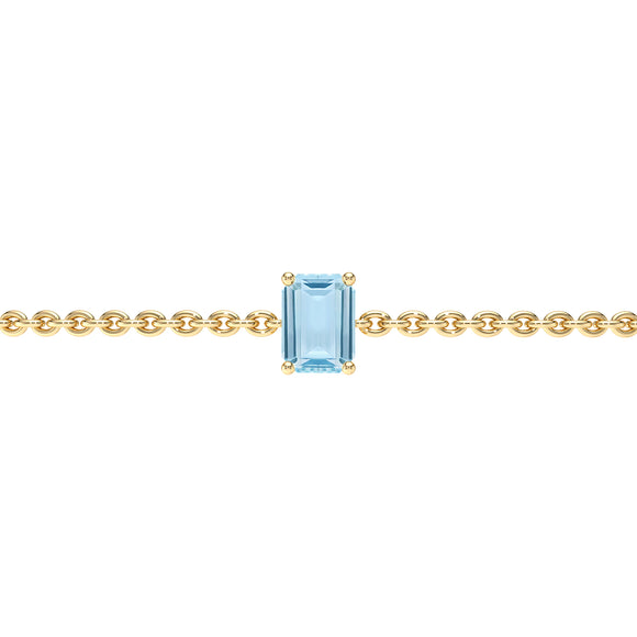 Bracelet aigue-marine Lune de Miel - 3