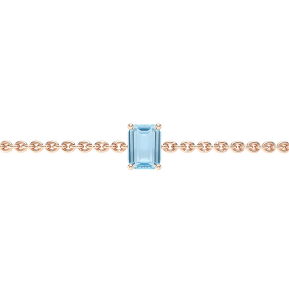 Bracelet aigue-marine Lune de Miel - 3