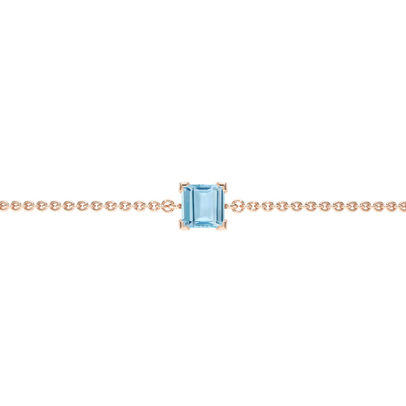 Bracelet aigue-marine Lune de Miel - 7