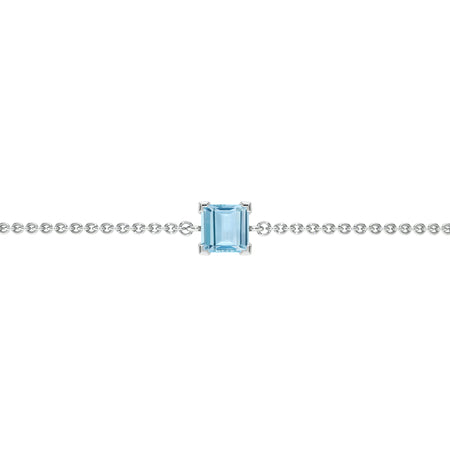Bracelet aigue-marine Lune de Miel - 7