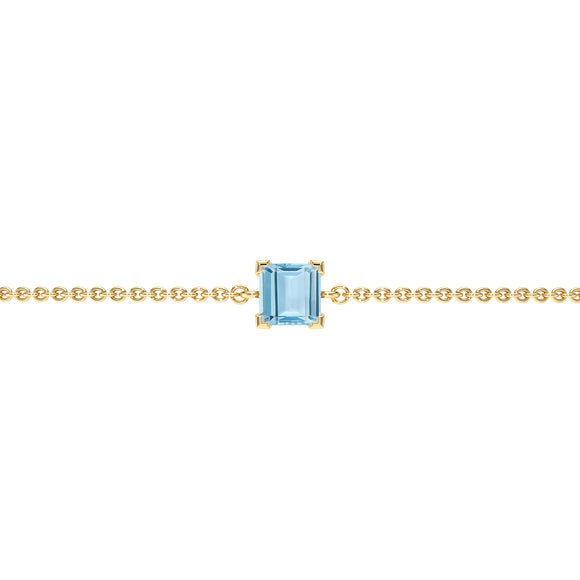 Bracelet aigue-marine Lune de Miel - 7
