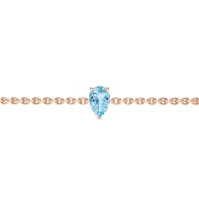 Bracelet aigue-marine Lune de Miel - 4