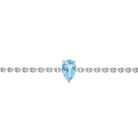 Bracelet aigue-marine Lune de Miel - 4