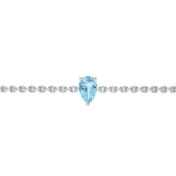 Bracelet aigue-marine Lune de Miel - 4