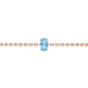 Bracelet aigue-marine Lune de Miel - 5