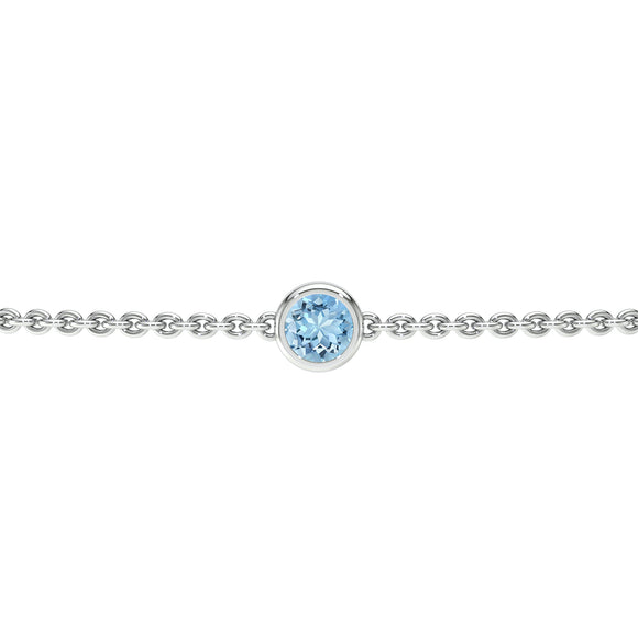 Bracelet aigue-marine Nuit de Noces - 1