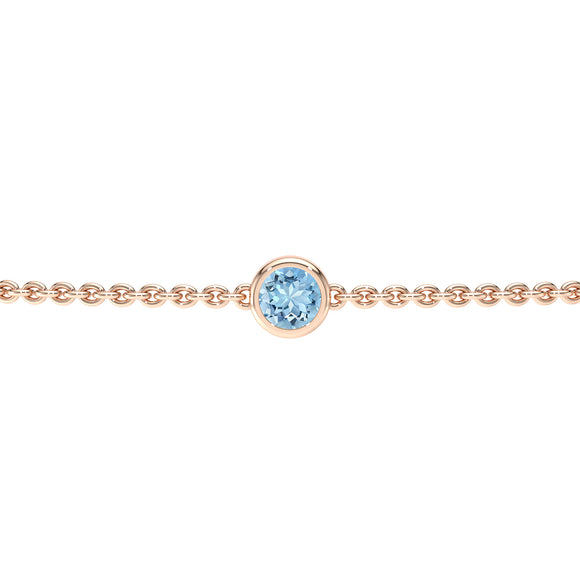 Bracelet aigue-marine Nuit de Noces - 1