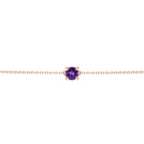 Bracelet améthyste Lune de Miel - 1