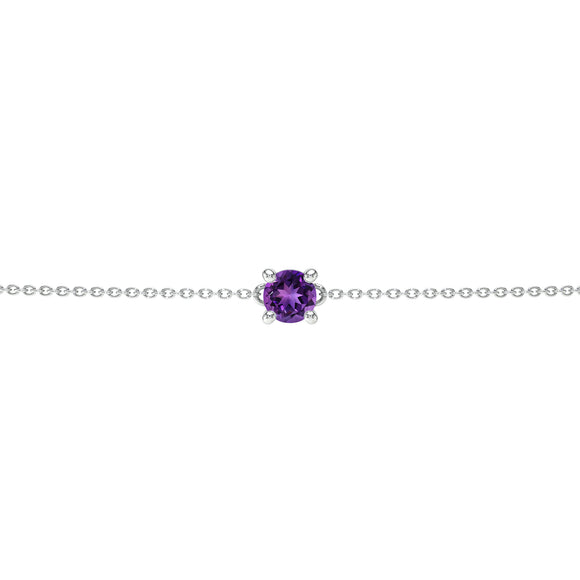 Bracelet améthyste Lune de Miel - 1