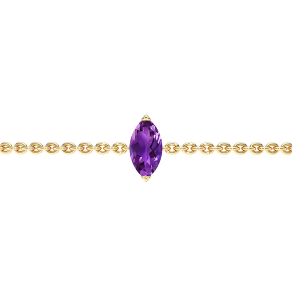 Bracelet améthyste Lune de Miel - 2