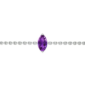 Bracelet améthyste Lune de Miel - 2