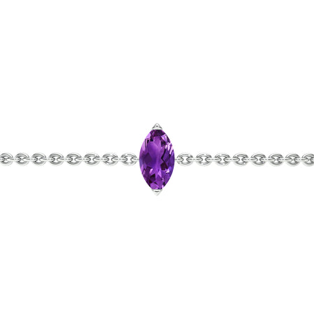 Bracelet améthyste Lune de Miel - 2