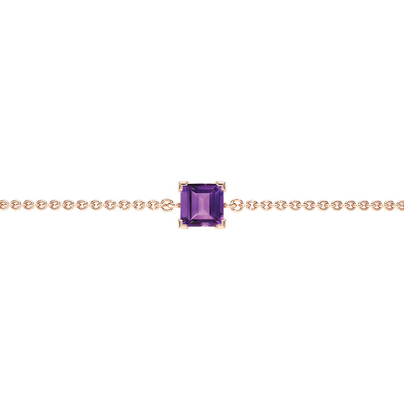 Bracelet améthyste Lune de Miel - 7