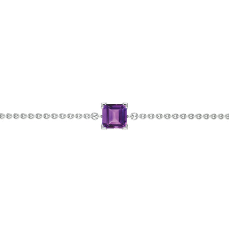 Bracelet améthyste Lune de Miel - 7
