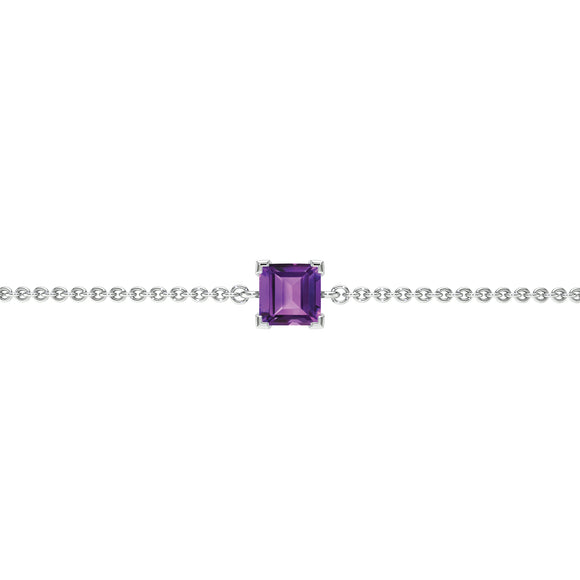 Bracelet améthyste Lune de Miel - 7