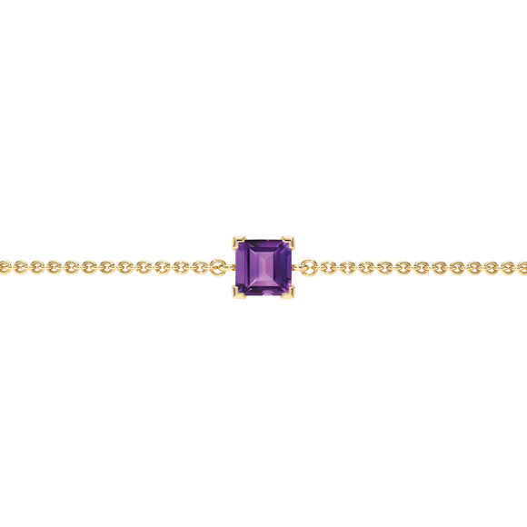 Bracelet améthyste Lune de Miel - 7