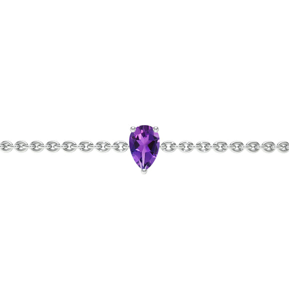 Bracelet améthyste Lune de Miel - 4