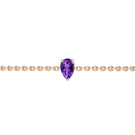 Bracelet améthyste Lune de Miel - 4