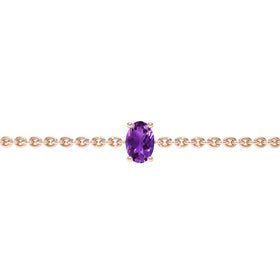 Bracelet améthyste Lune de Miel - 5