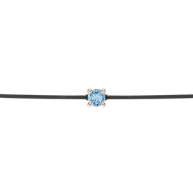 Bracelet cordon aigue-marine Lune de Miel - 1