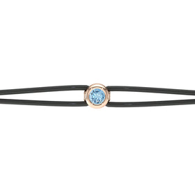 Bracelet cordon aigue-marine Nuit de Noces - 2