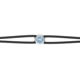 Bracelet cordon aigue-marine Nuit de Noces - 2