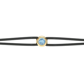 Bracelet cordon aigue-marine Nuit de Noces - 2