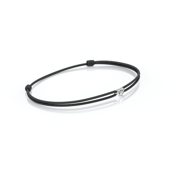 Bracelet cordon diamant Etincelle d’Amour - 1