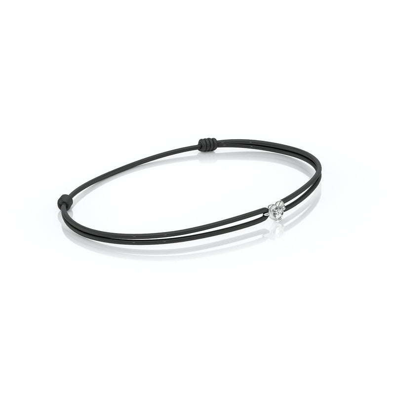Bracelet cordon diamant Etincelle d’Amour - 1
