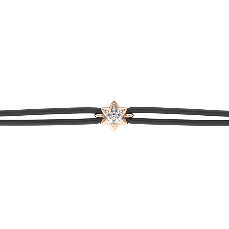Bracelet cordon diamant Etincelle d’Amour - 2