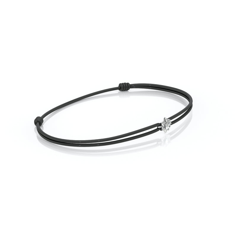 Bracelet cordon diamant Etincelle d’Amour - 2