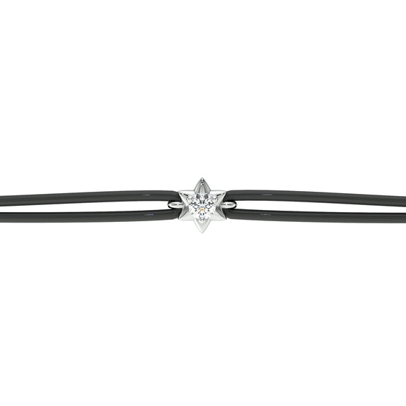 Bracelet cordon diamant Etincelle d’Amour - 2