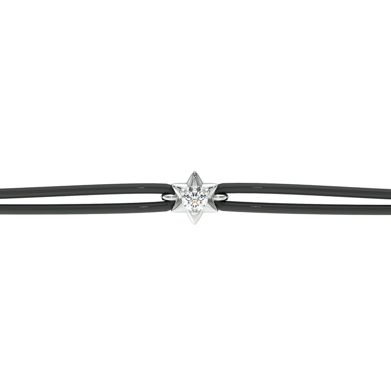 Bracelet cordon diamant Etincelle d’Amour - 2