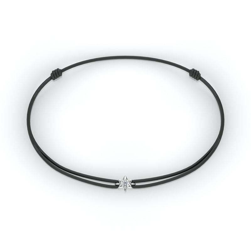 Bracelet cordon diamant Etincelle d’Amour - 2