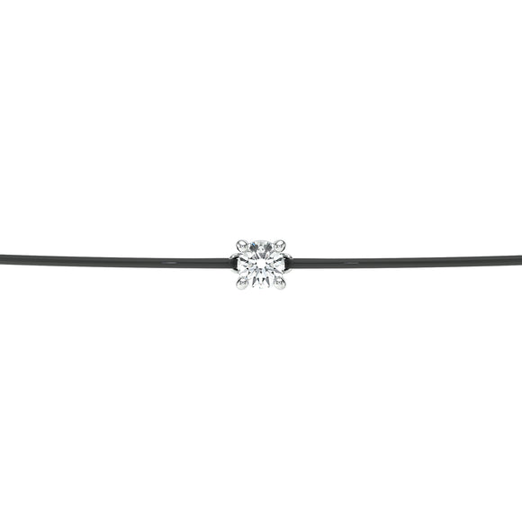 Bracelet cordon diamant Lune de Miel - 1