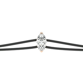 Bracelet cordon diamant Lune de Miel - 2