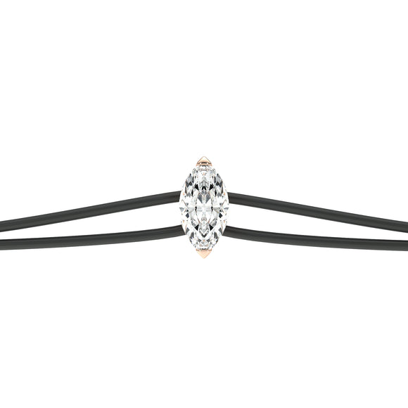Bracelet cordon diamant Lune de Miel - 2