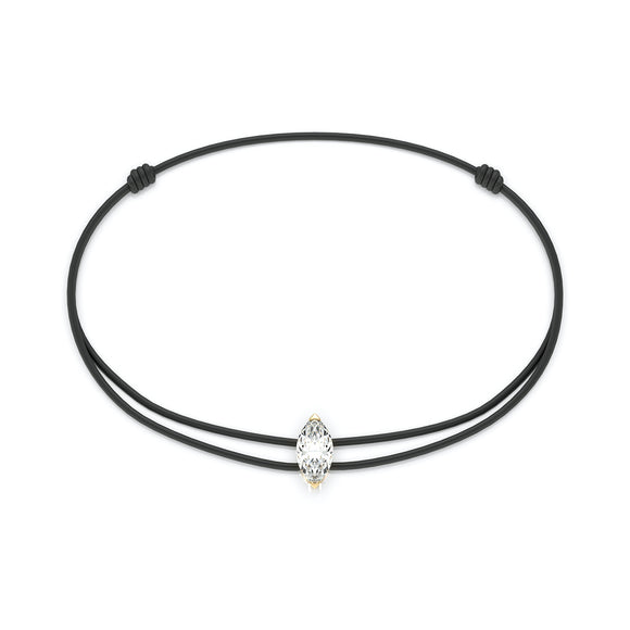 Bracelet cordon émeraude Lune de miel - 2