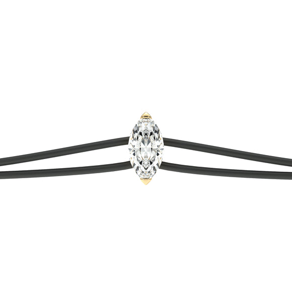 Bracelet cordon diamant Lune de Miel - 2