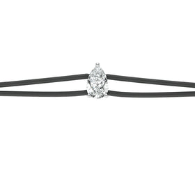 Bracelet cordon diamant Lune de Miel - 4