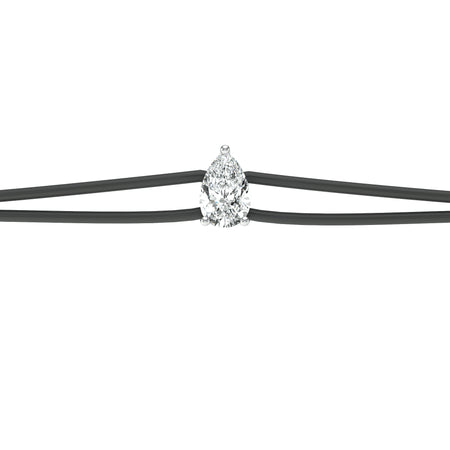 Bracelet cordon diamant Lune de Miel - 4
