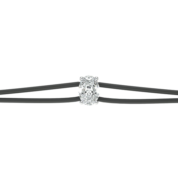 Bracelet cordon diamant Lune de Miel - 5