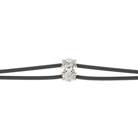 Bracelet cordon diamant Lune de Miel - 5