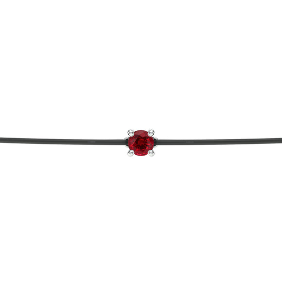 Bracelet cordon rubis Lune de Miel - 1