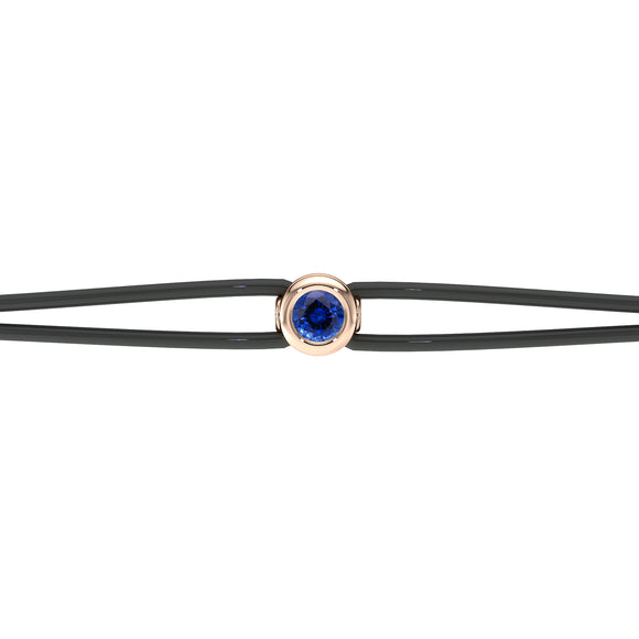 Bracelet cordon saphir Nuit de Noces - 2