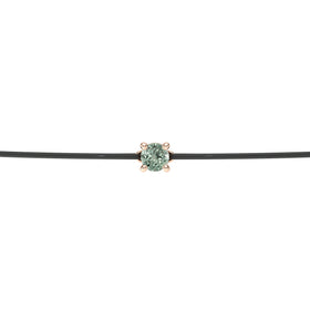 Bracelet cordon saphir vert Lune de Miel - 1